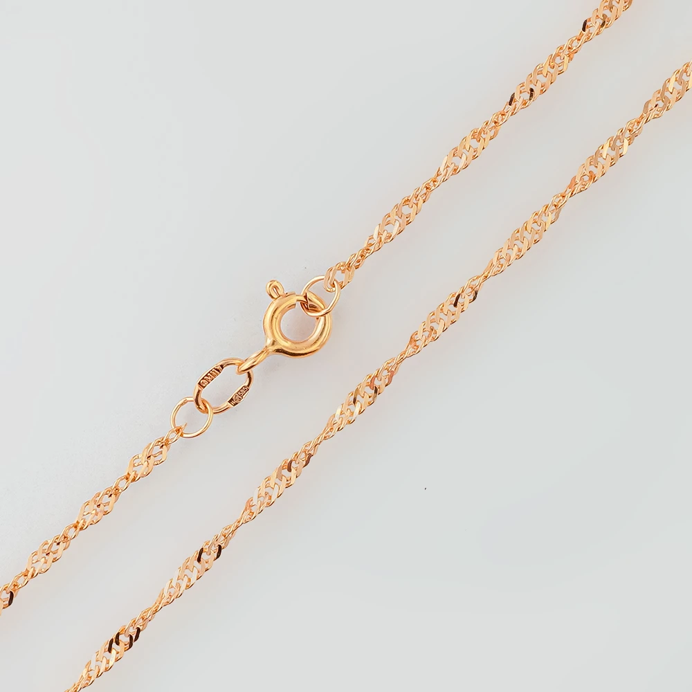 Цепь из красного золота 585 пробы