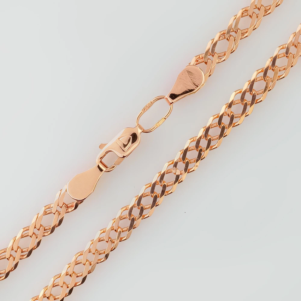 Цепь из красного золота 585 пробы