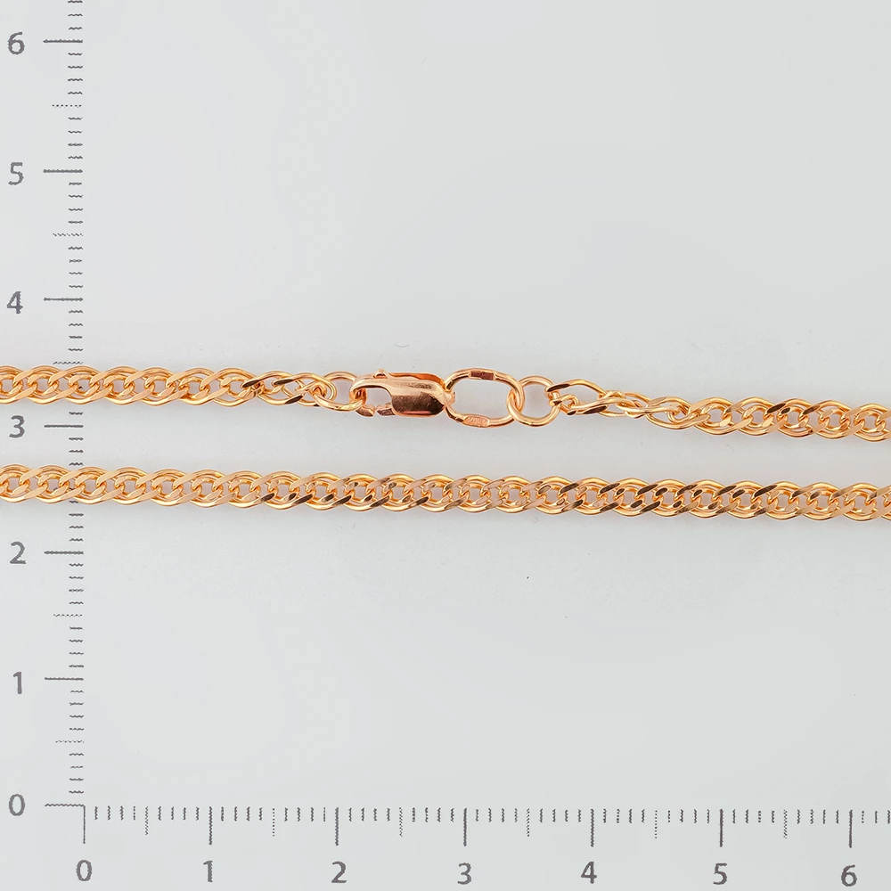 Цепь из красного золота 585 пробы