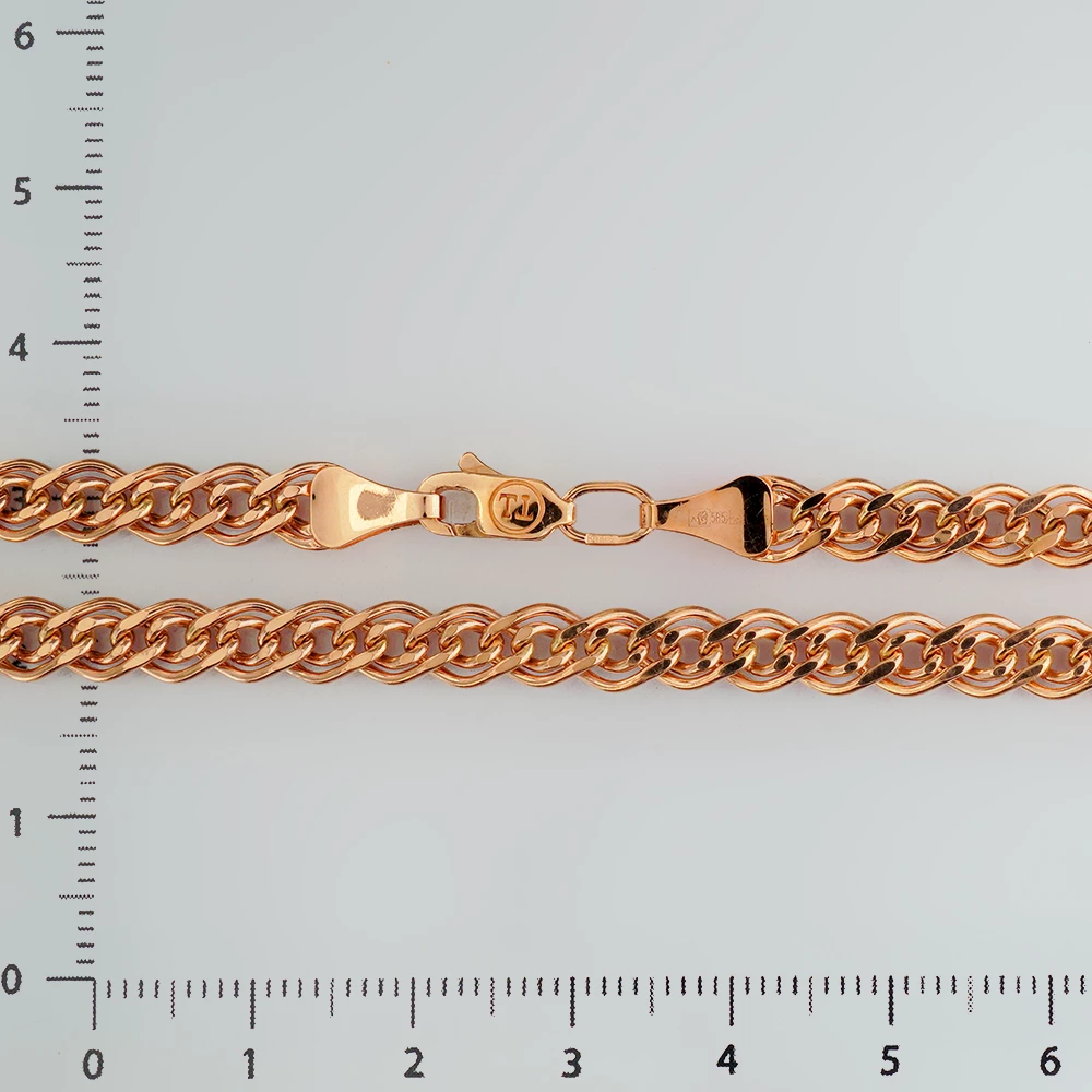 Цепь из красного золота 585 пробы