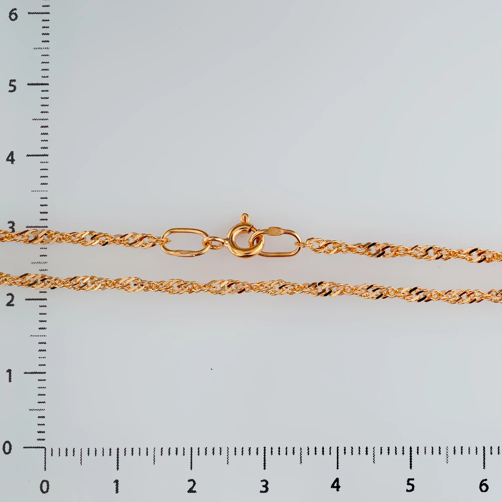 Цепь из красного золота 585 пробы