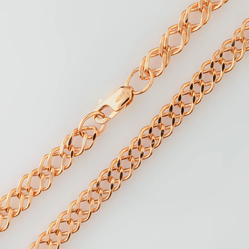 Цепь из красного золота 585 пробы