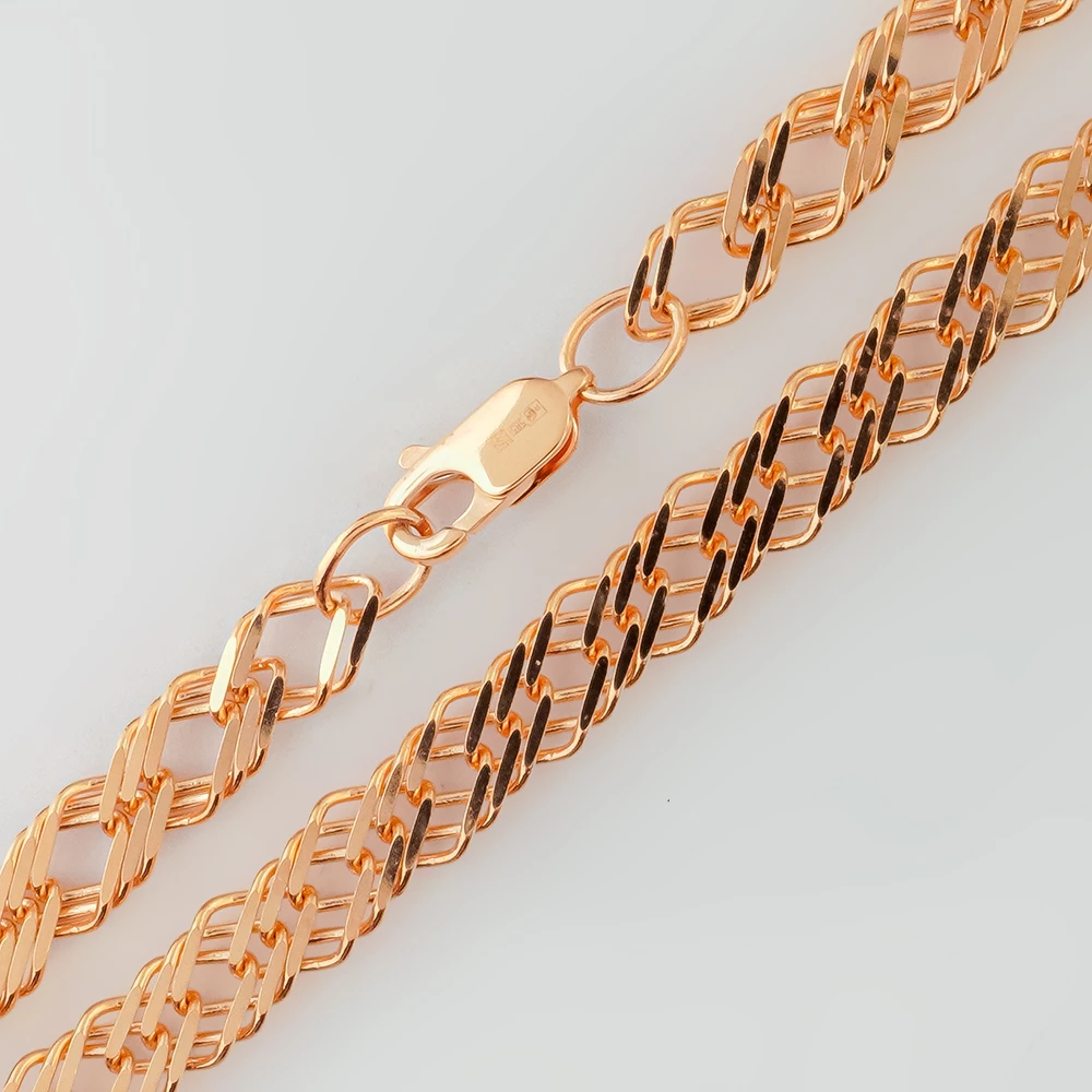 Цепь из красного золота 585 пробы