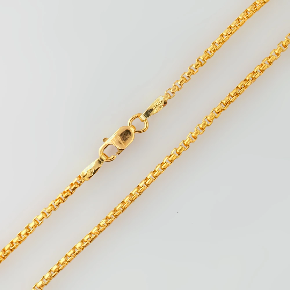 Цепь из желтого золота 750 пробы