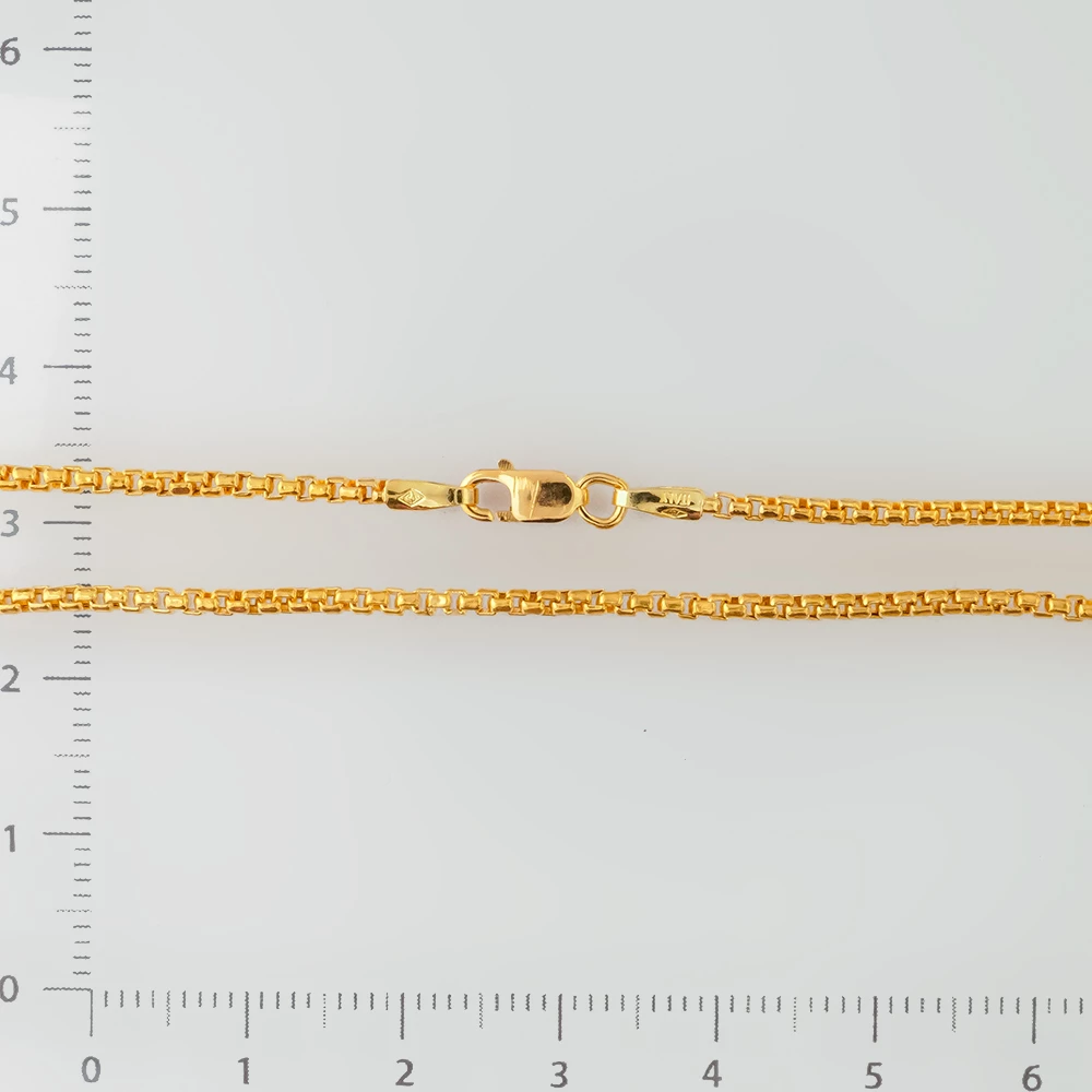 Цепь из желтого золота 750 пробы