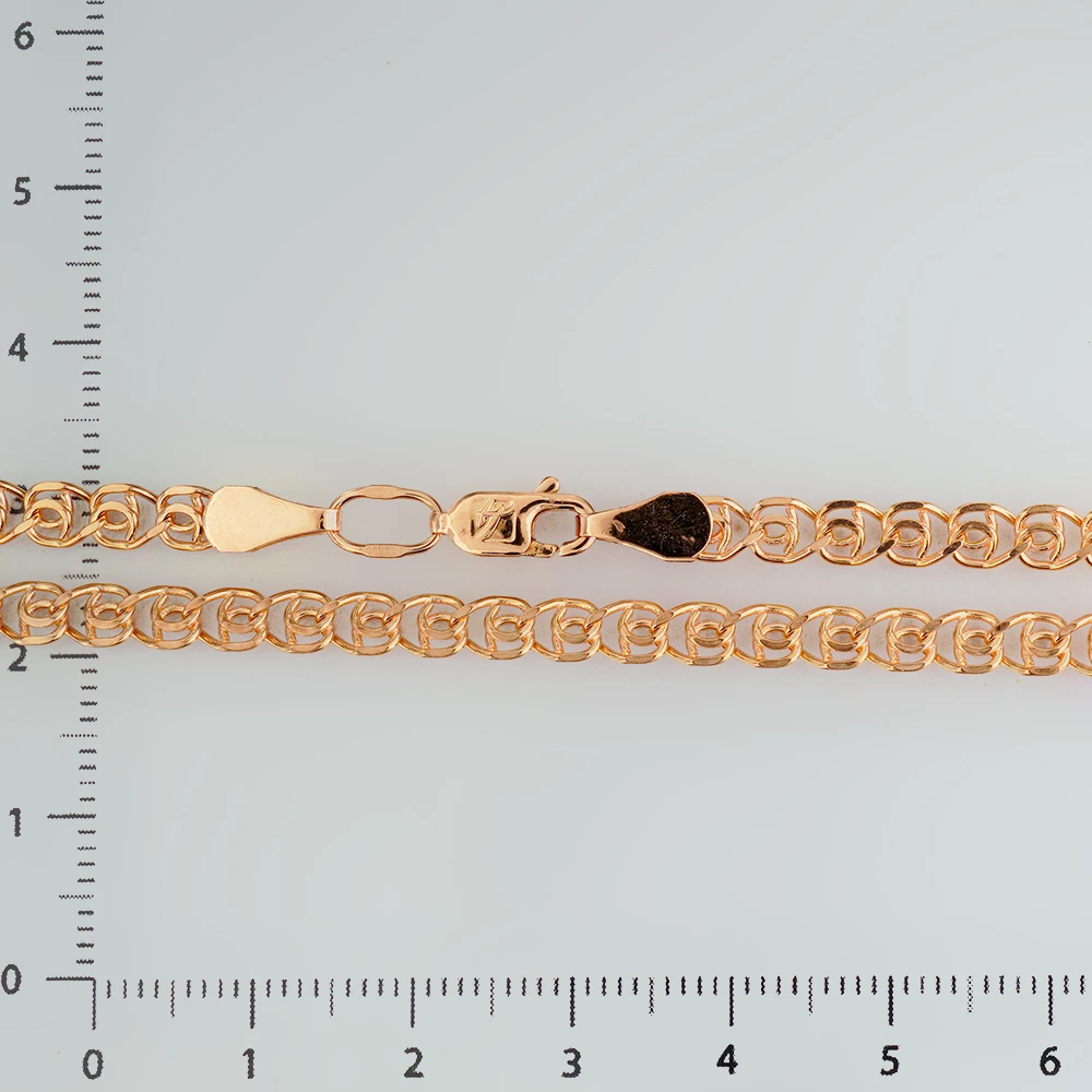 Цепь из красного золота 585 пробы