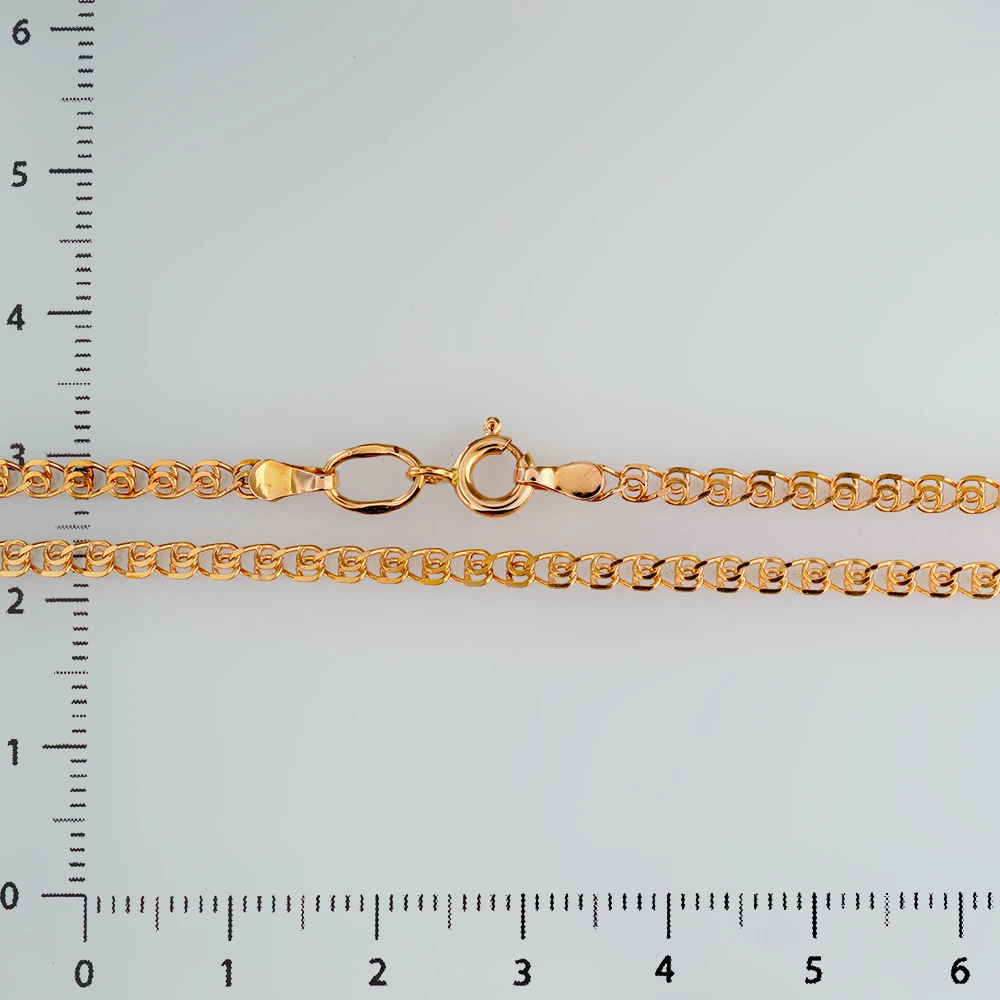 Цепь из красного золота 585 пробы