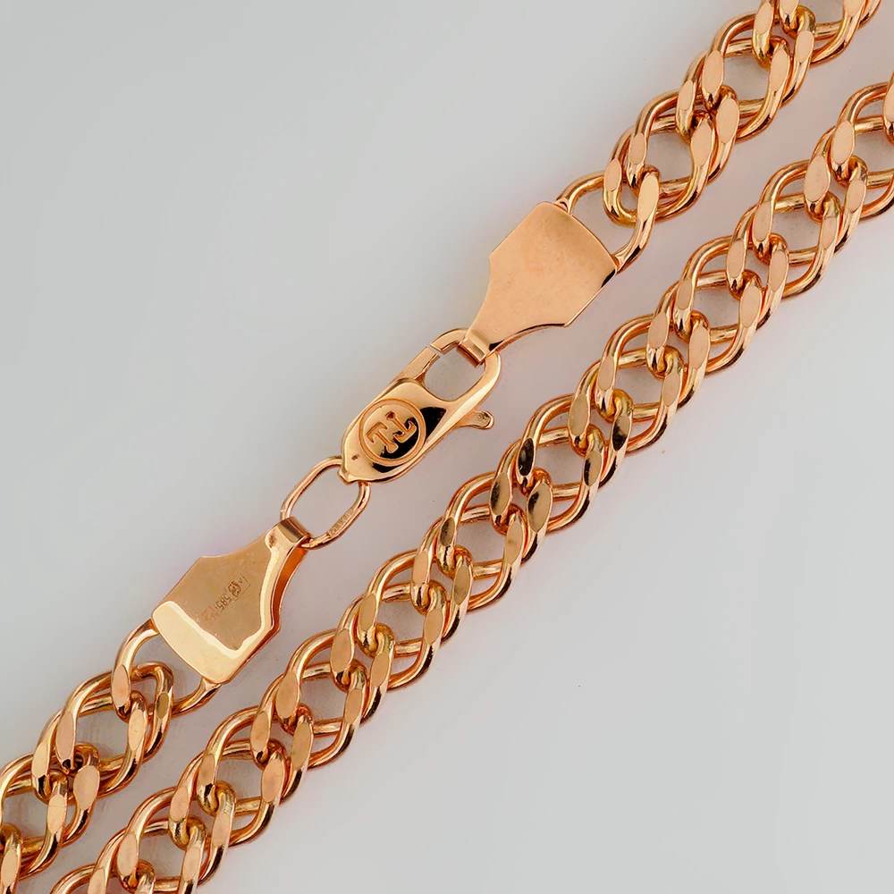 Цепь из красного золота 585 пробы