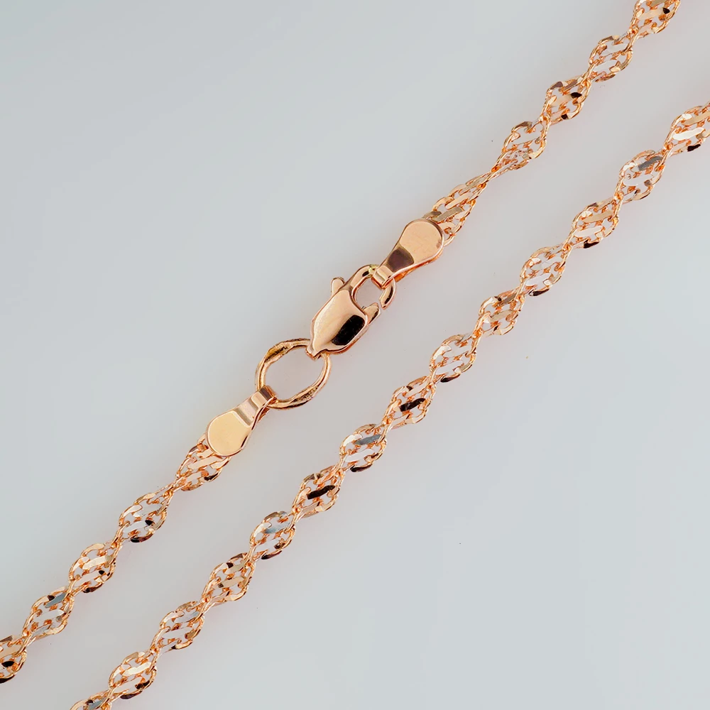 Цепь из красного золота 585 пробы