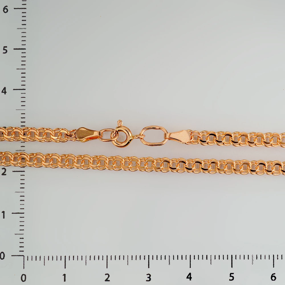 Цепь из красного золота 585 пробы