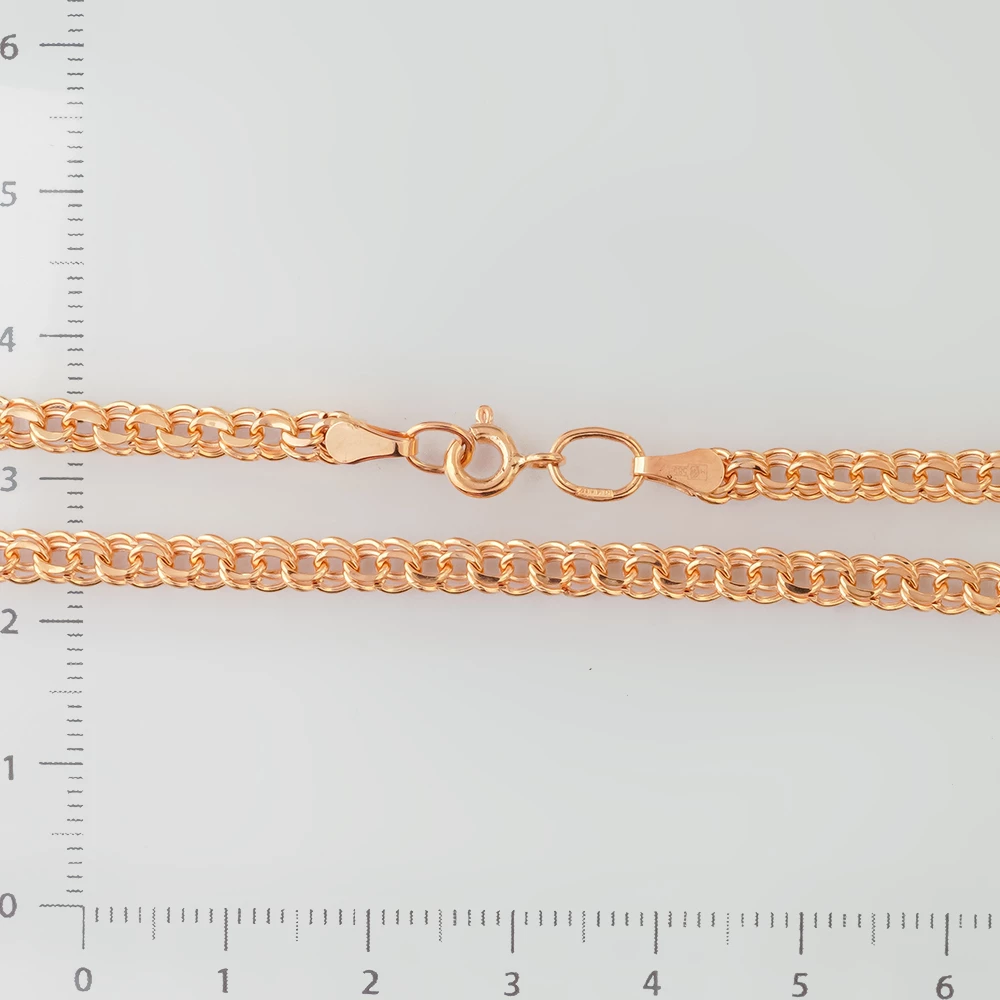 Цепь из красного золота 585 пробы
