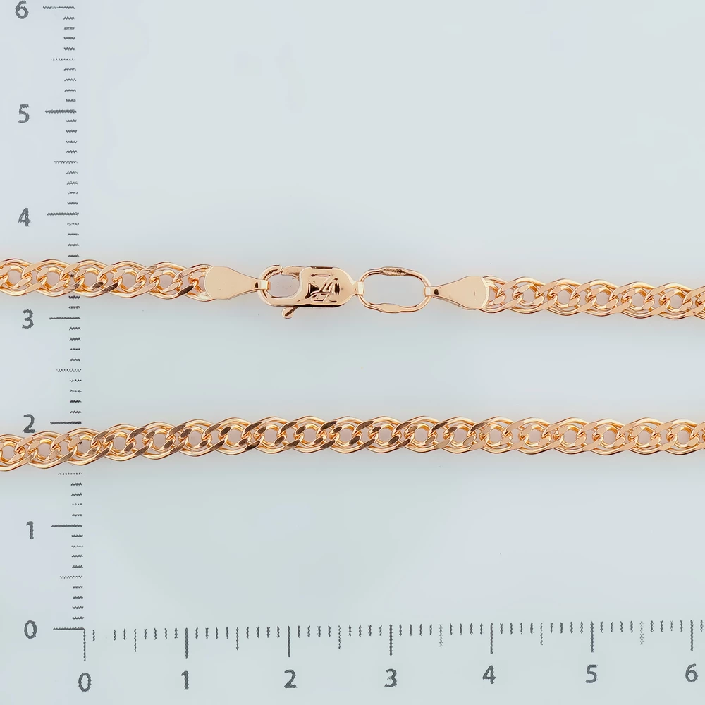 Цепь из красного золота 585 пробы