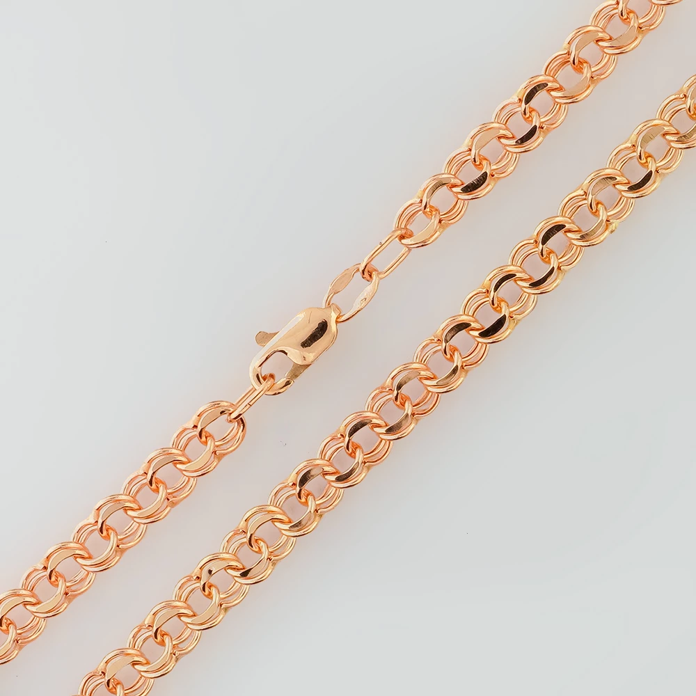 Цепь из красного золота 585 пробы