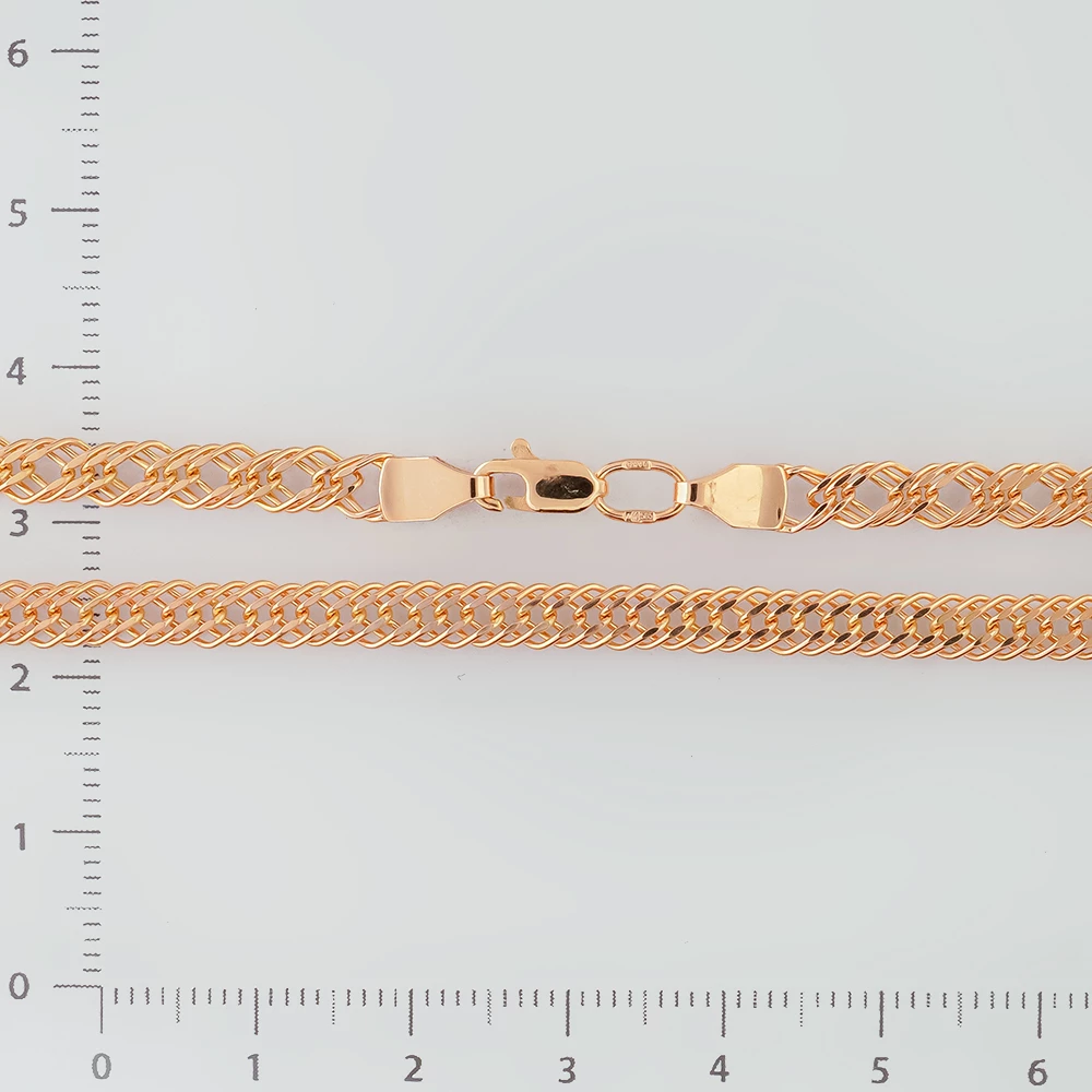 Цепь из красного золота 585 пробы