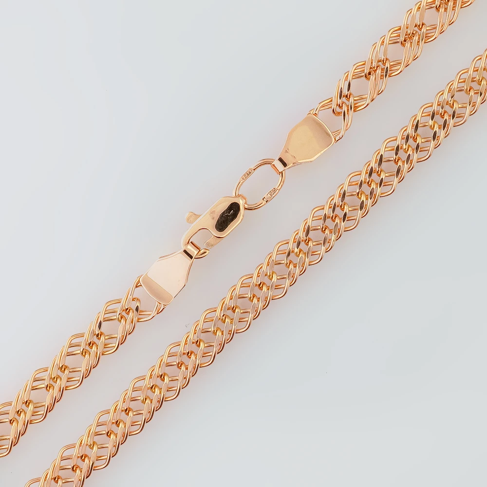 Цепь из красного золота 585 пробы