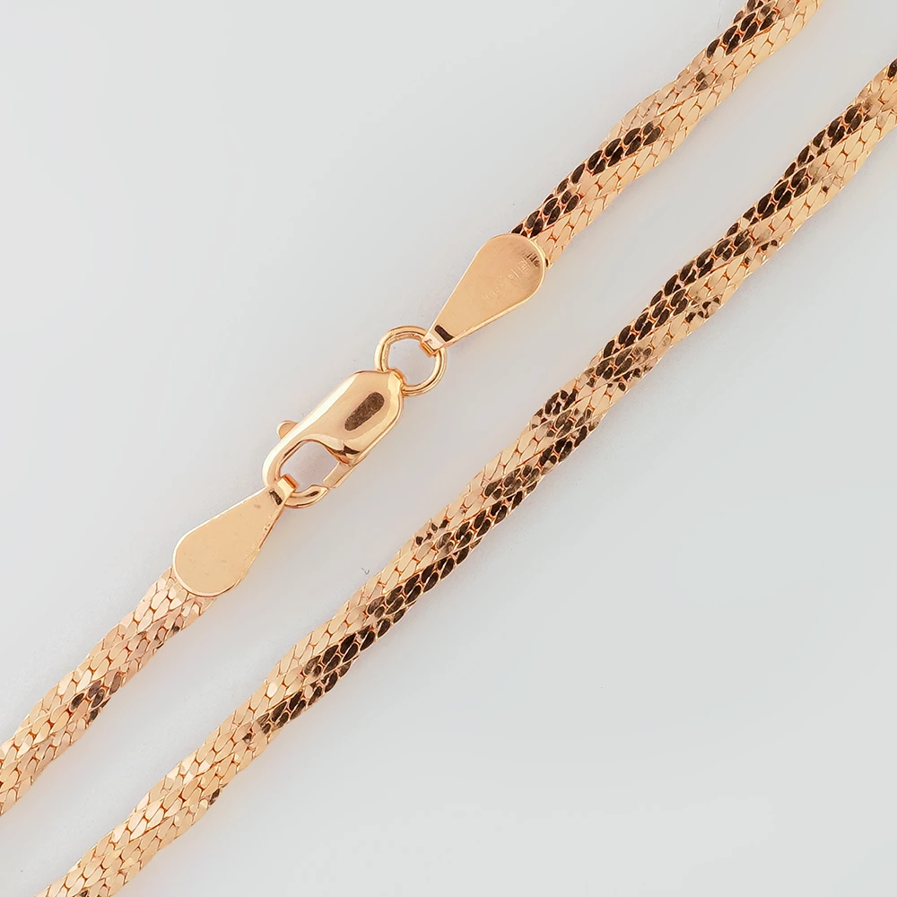 Цепь из красного золота 585 пробы