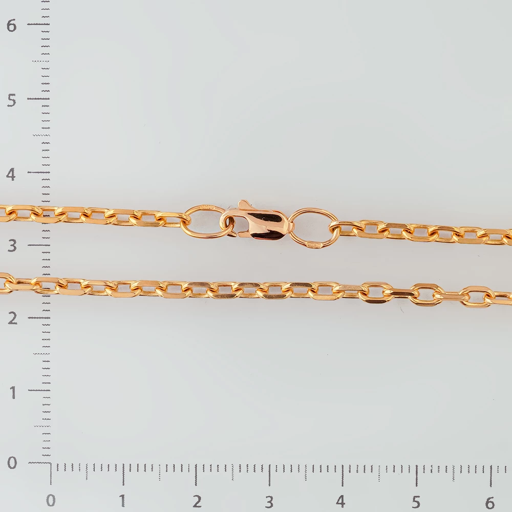 Цепь из красного золота 585 пробы
