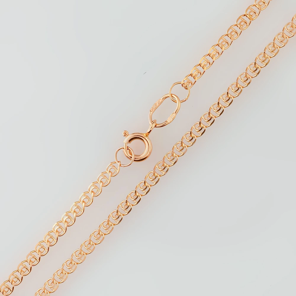 Цепь из красного золота 585 пробы