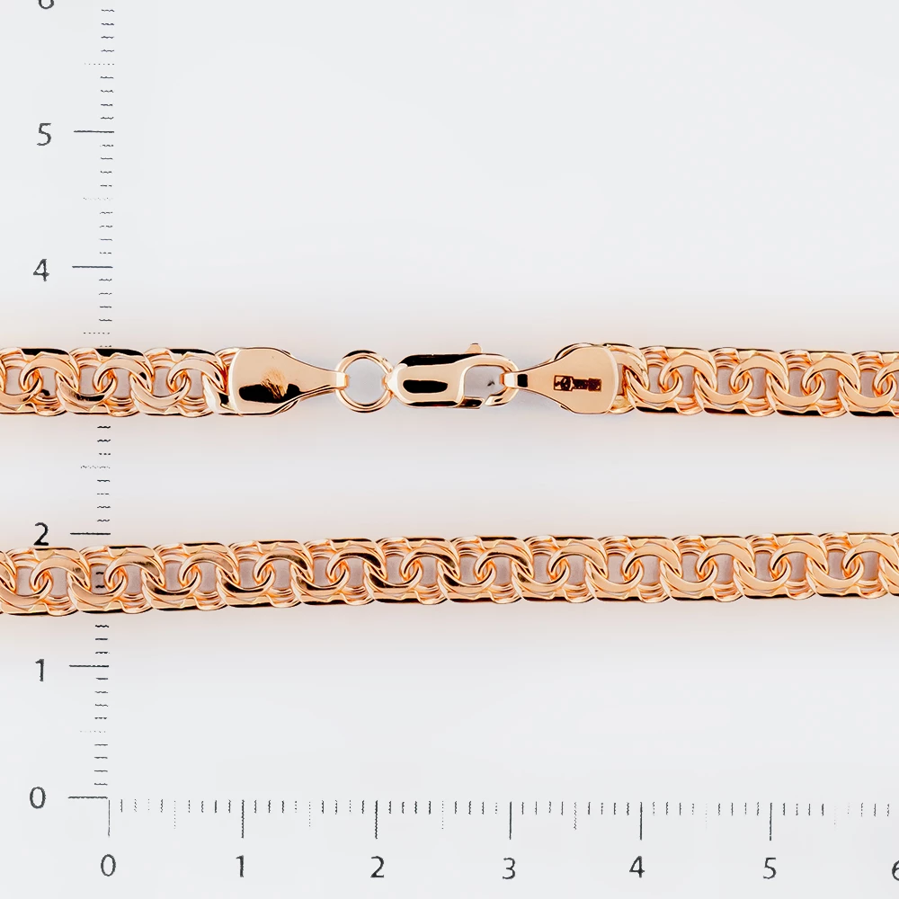 Цепь из красного золота 585 пробы