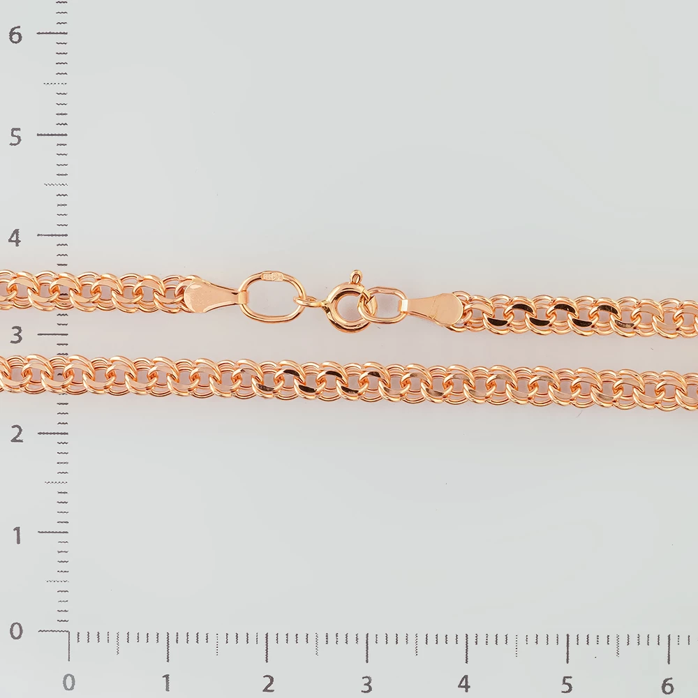 Цепь из красного золота 585 пробы