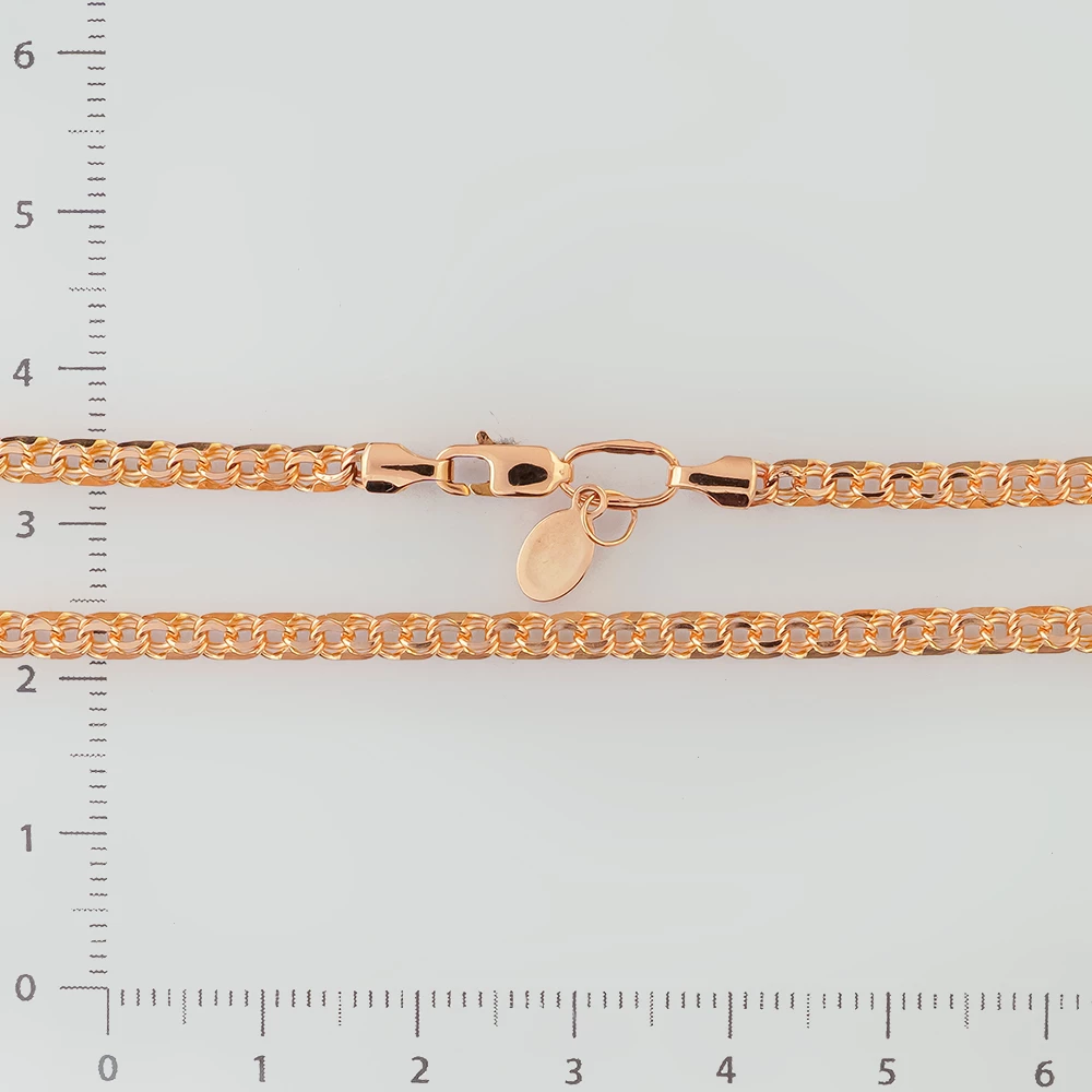 Цепь из красного золота 585 пробы