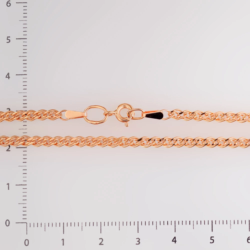 Цепь из красного золота 585 пробы