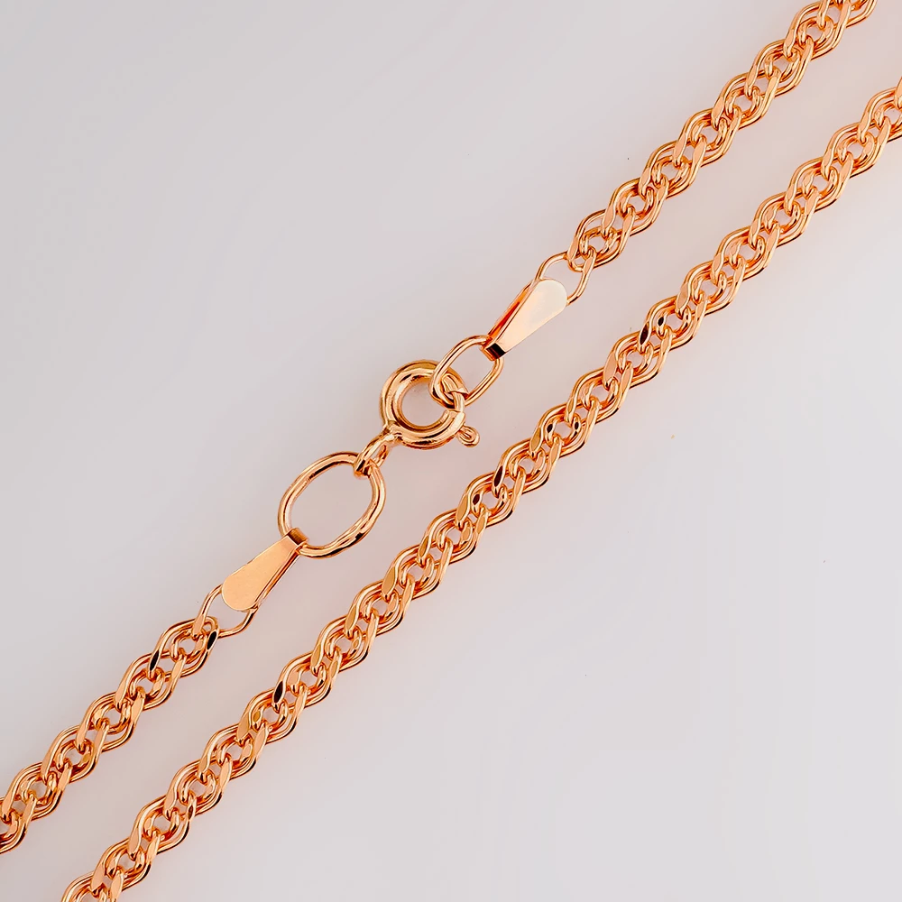 Цепь из красного золота 585 пробы