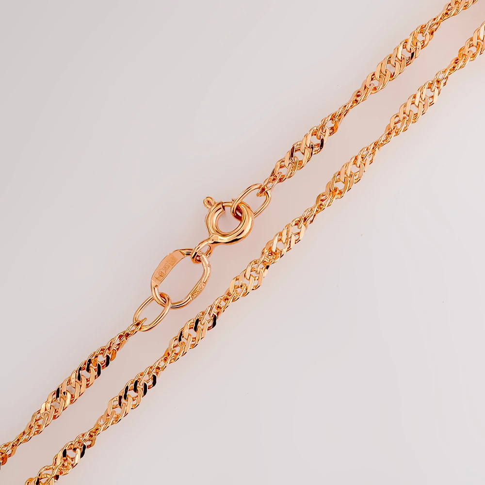 Цепь из красного золота 585 пробы