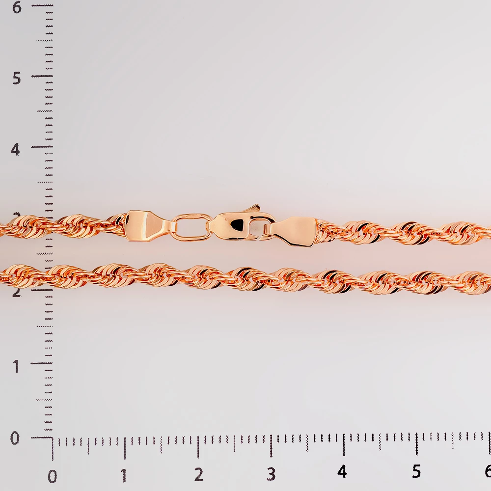 Цепь из красного золота 585 пробы