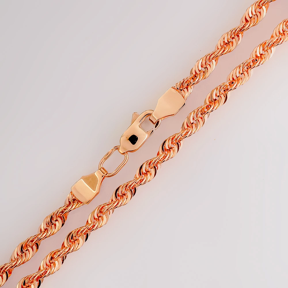 Цепь из красного золота 585 пробы