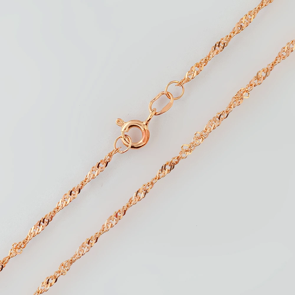 Цепь из красного золота 585 пробы