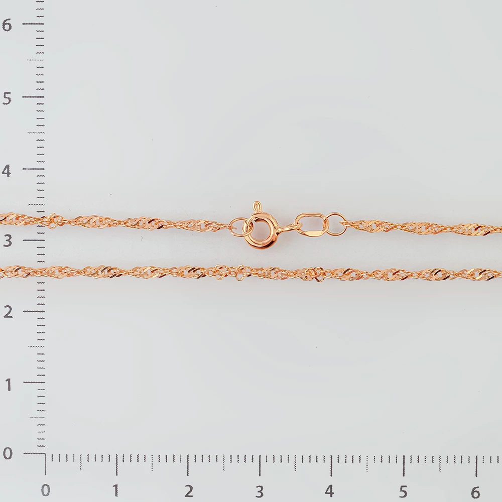 Цепь из красного золота 585 пробы