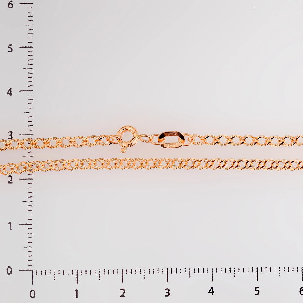 Цепь из красного золота 585 пробы