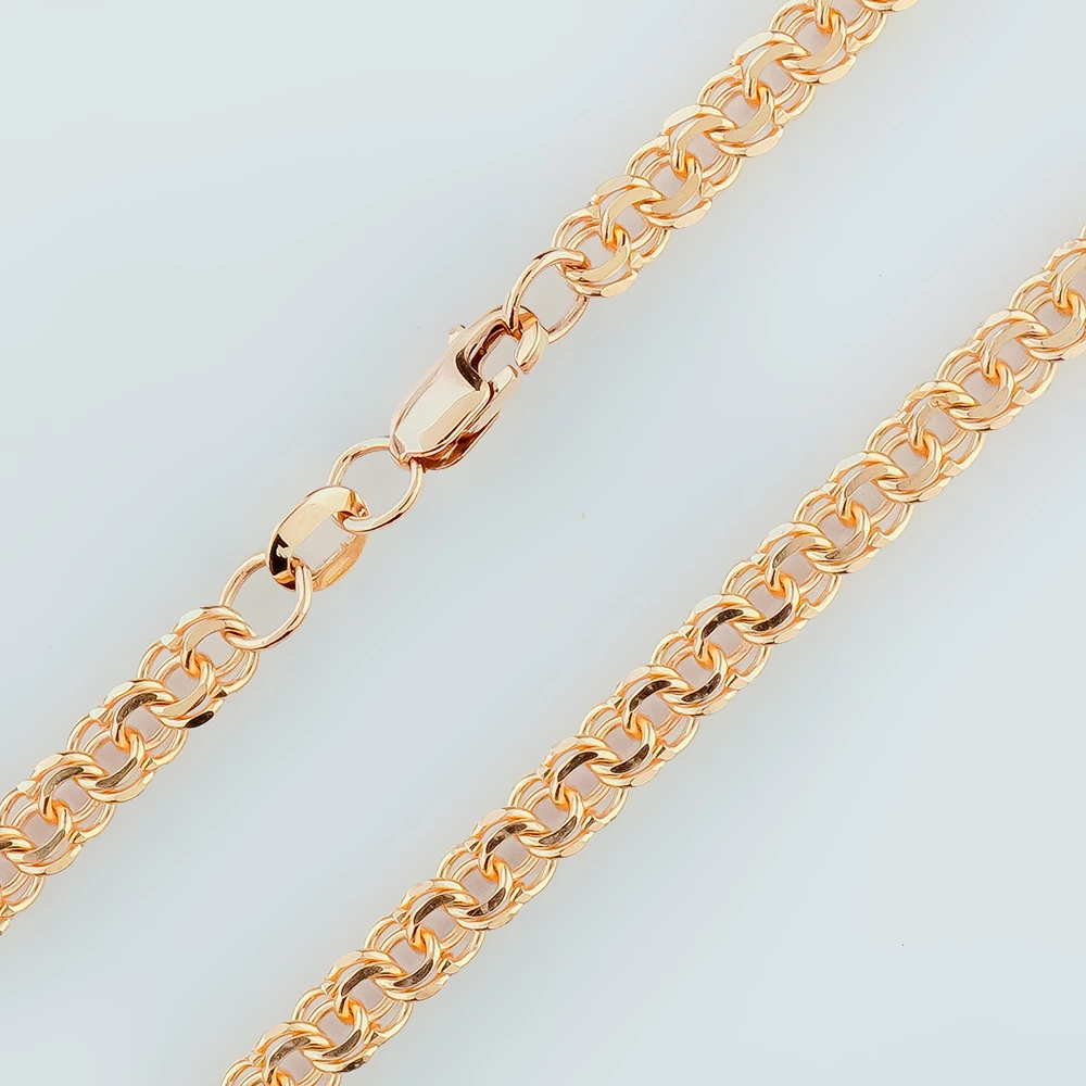 Цепь из красного золота 585 пробы