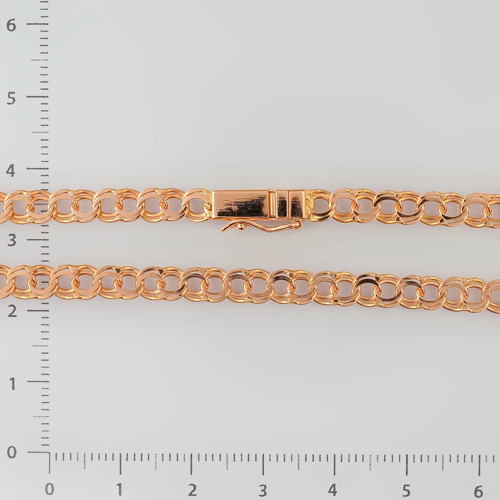 Цепь из красного золота 585 пробы