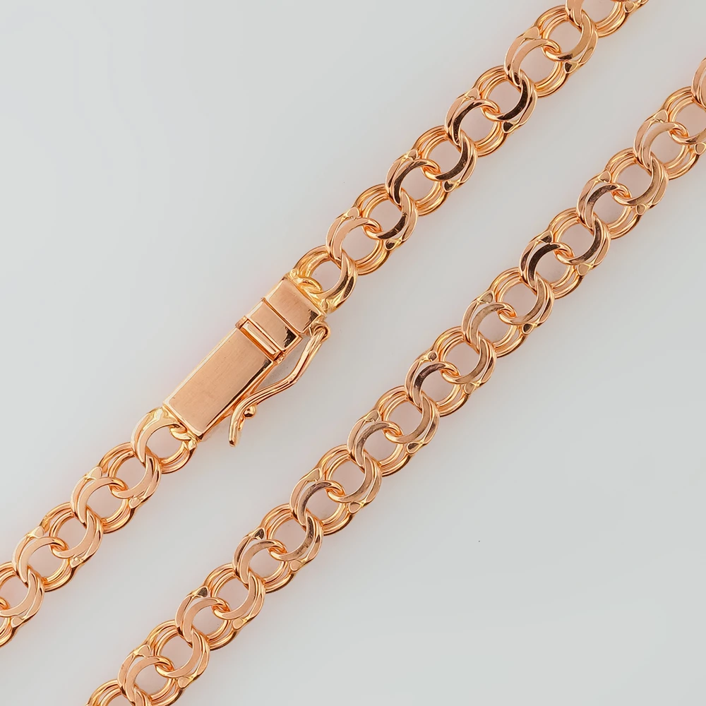 Цепь из красного золота 585 пробы