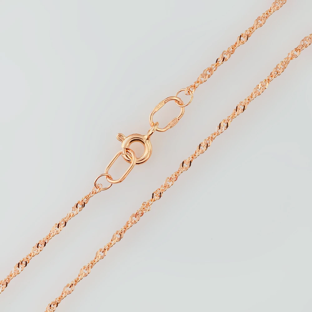 Цепь из красного золота 585 пробы