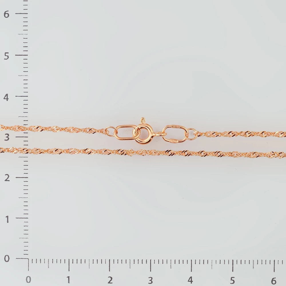 Цепь из красного золота 585 пробы