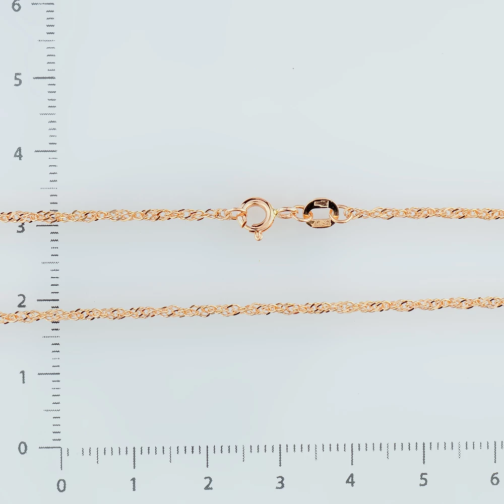 Цепь из красного золота 585 пробы