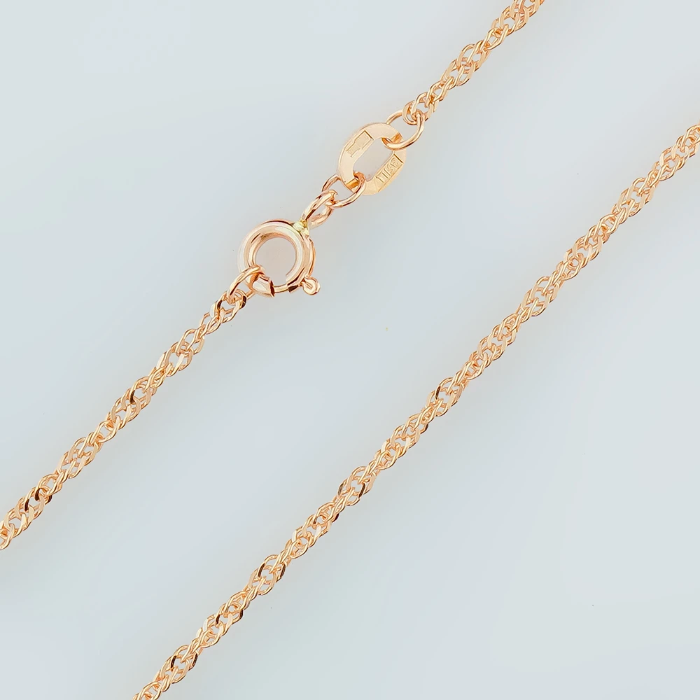 Цепь из красного золота 585 пробы