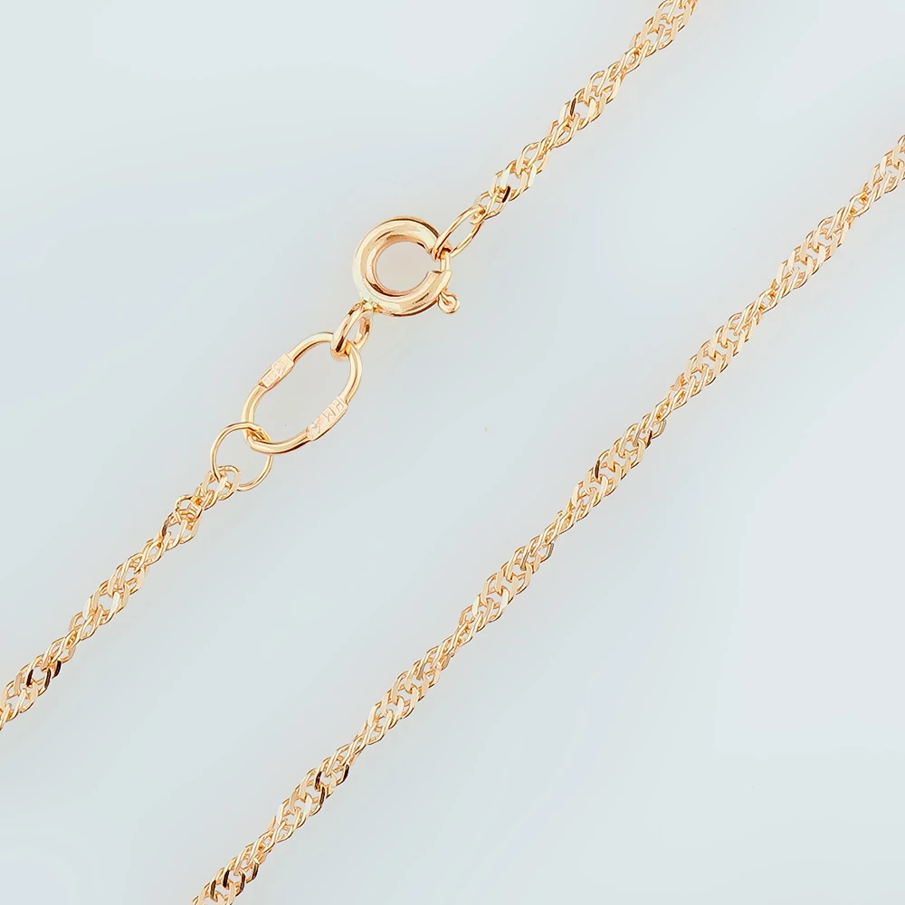 Цепь из красного золота 585 пробы