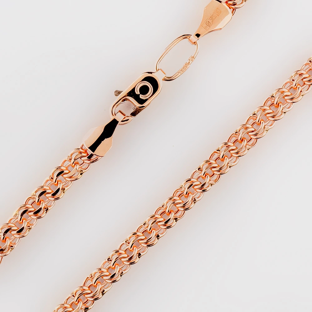 Цепь из красного золота 585 пробы