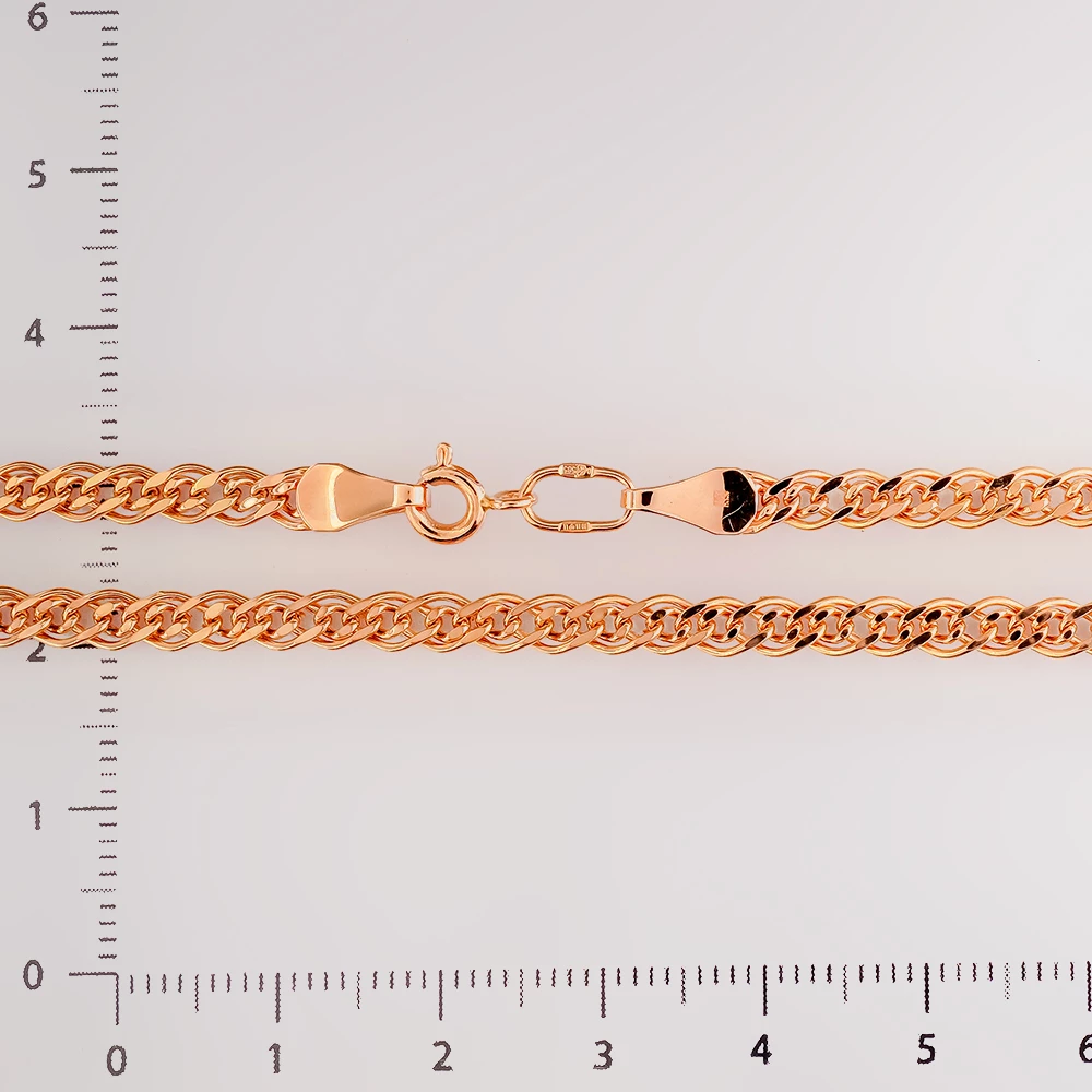 Цепь из красного золота 585 пробы