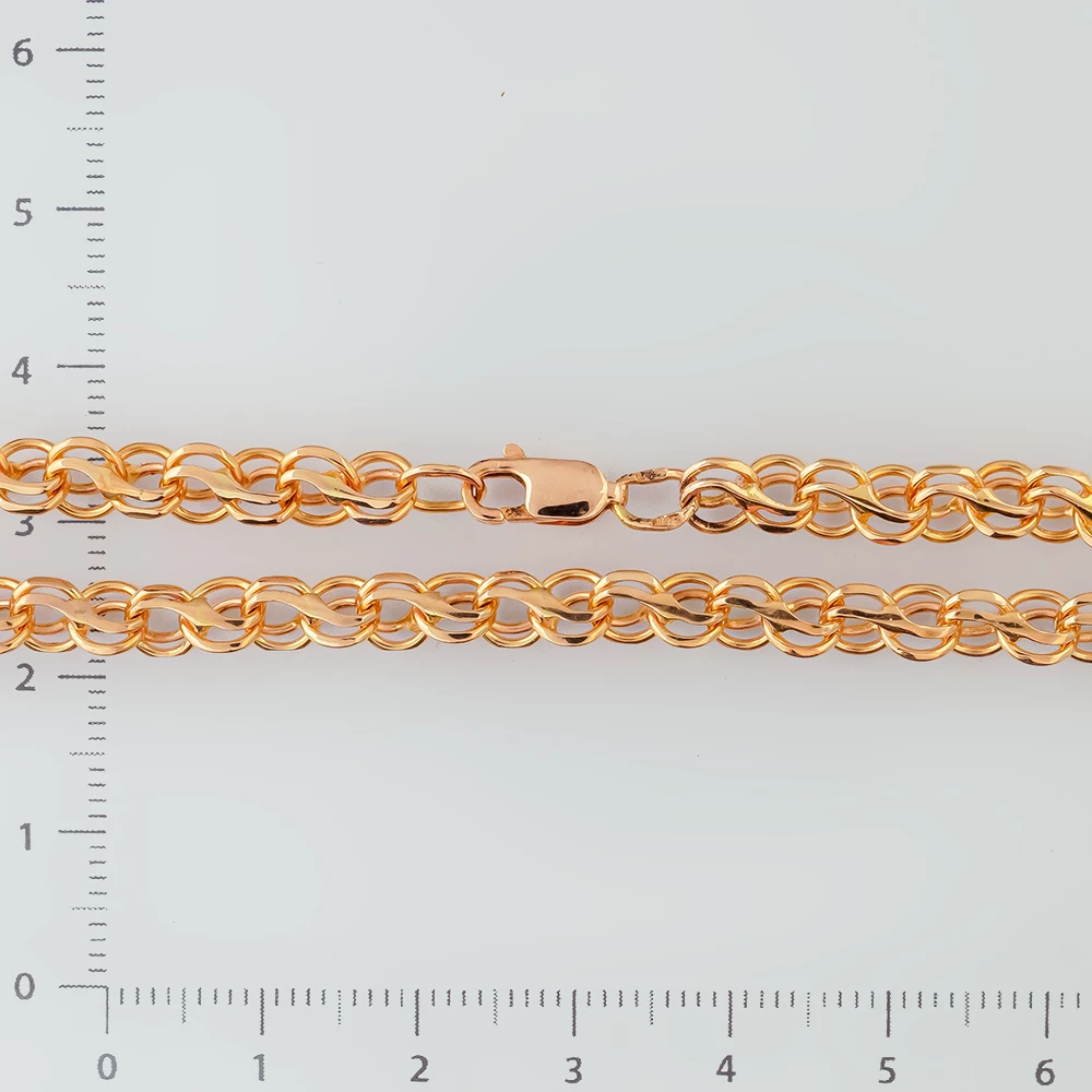 Цепь из красного золота 585 пробы