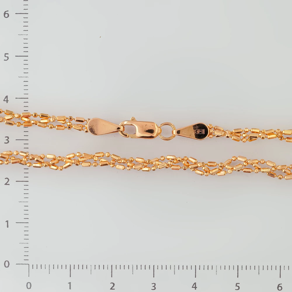 Цепь из красного золота 585 пробы