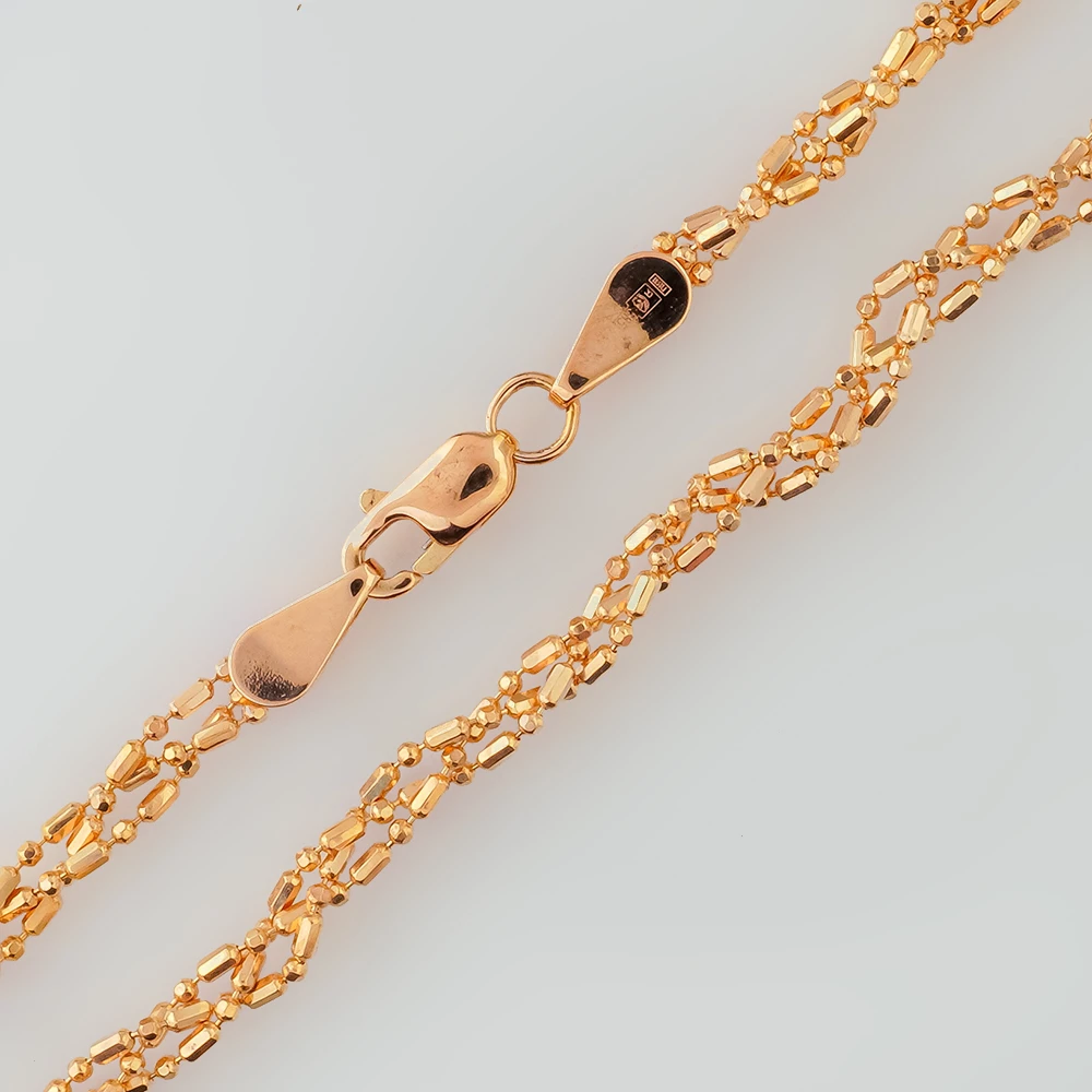 Цепь из красного золота 585 пробы