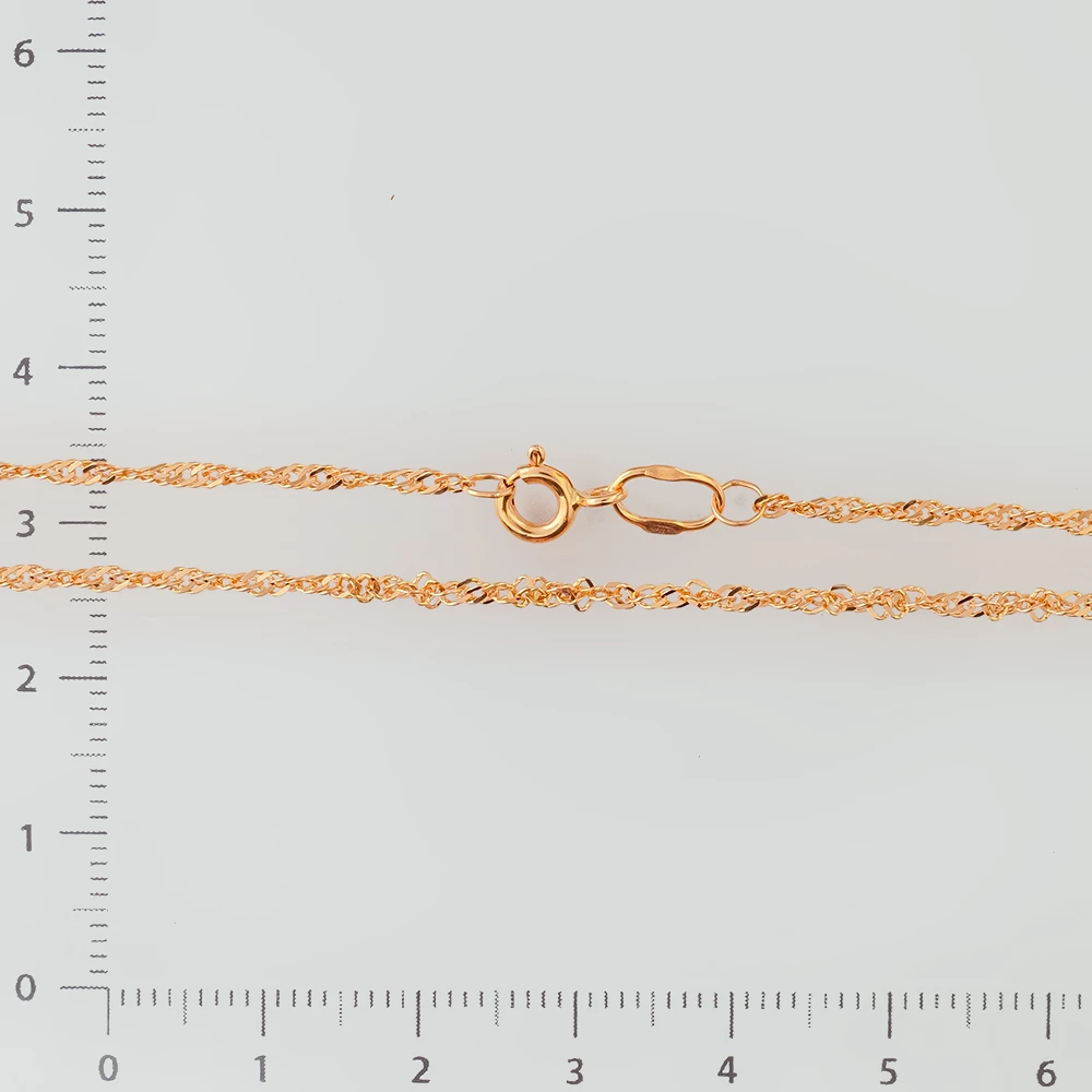 Цепь из красного золота 585 пробы