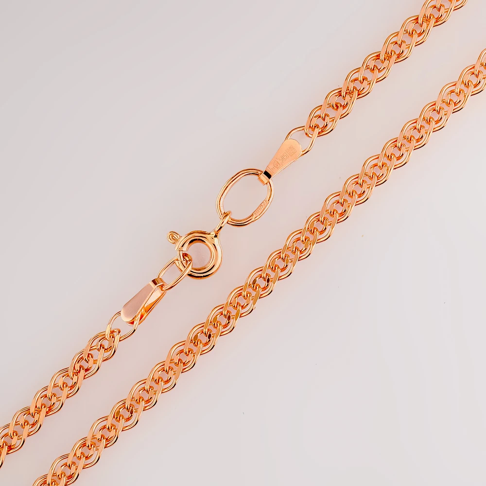 Цепь из красного золота 585 пробы