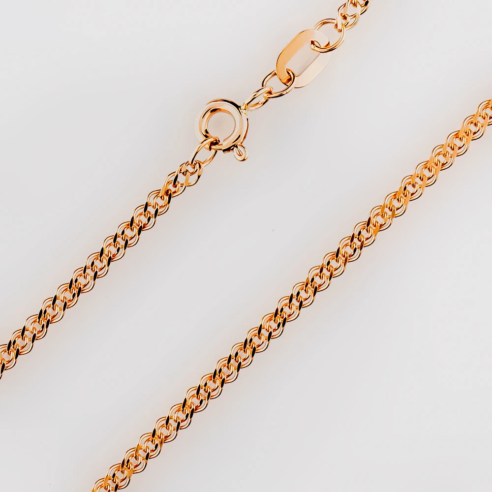 Цепь из красного золота 585 пробы