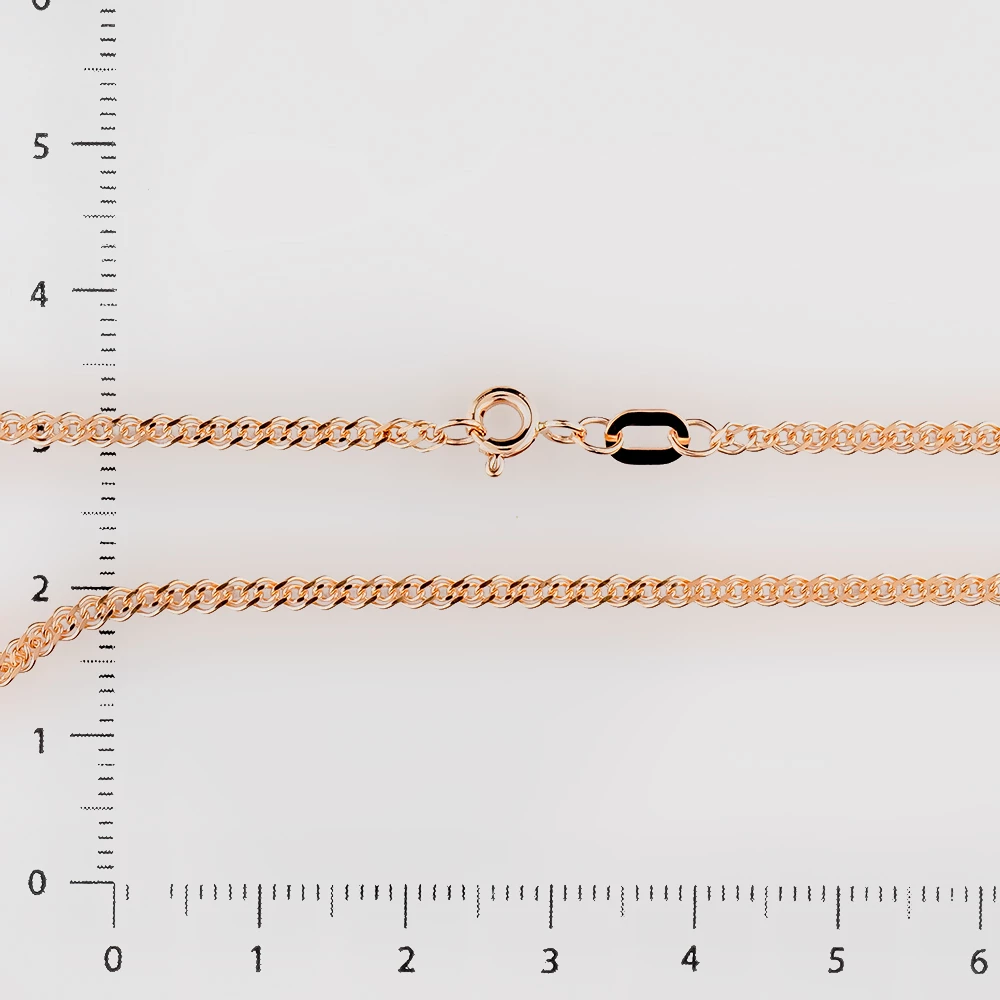 Цепь из красного золота 585 пробы